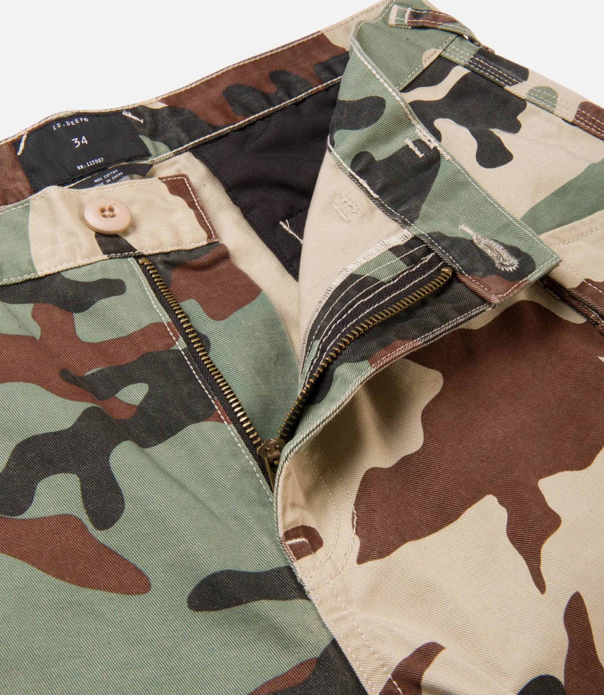 10 Deep Alpha Charlie Cargo Pant New Woodland