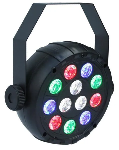 12W Portable LED Par Can Spotlight with Remote