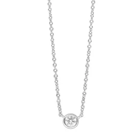 18ct White Gold .21ct Diamond Natalia Pendant