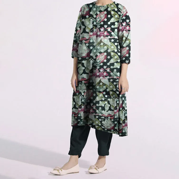 1PC- Unstitched Digital Printed Lawn Shirt PS4484