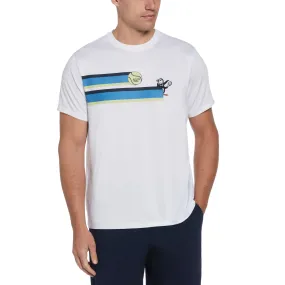 80's Stripe Tennis Graphic Tee