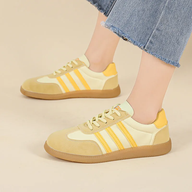 American Style Shoes 2024 New Versatile Flat Casual Retro Classic Lace Shoes