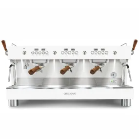 Ascaso Barista T Plus, Automatic 3 Group Espresso Machine, with Thermodynamic Technology (White)