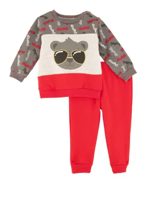 Baby Boys 12-24M Drippin Graphic Sweatshirt and Joggers