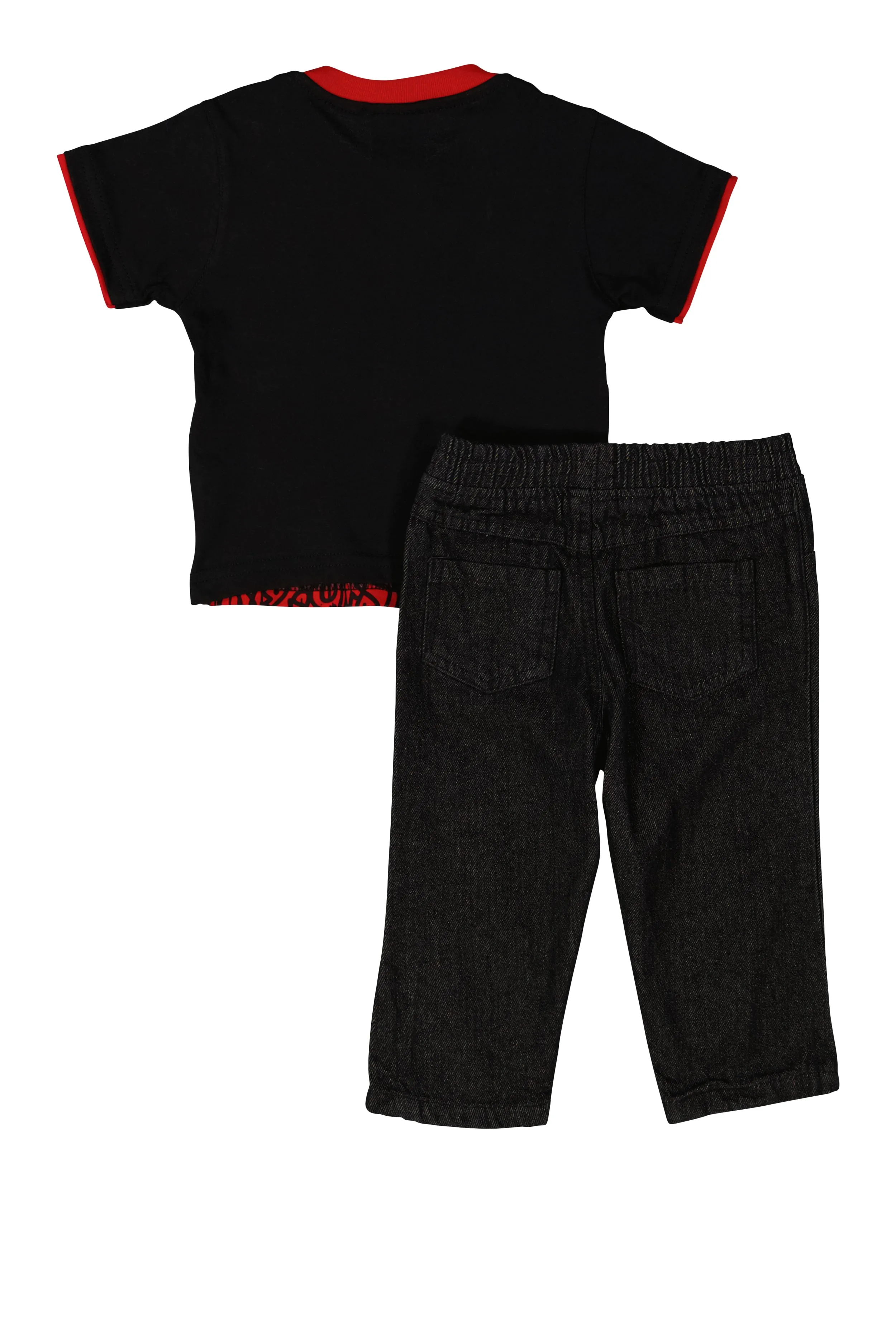 Baby Boys 12-24M Savage Graffiti Graphic Tee and Jeans