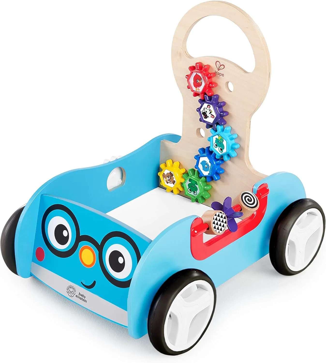 Baby Einstein BE11875 Discovery Buggy Wooden Activity Walker and Wagon