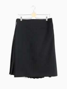 Balenciaga AW20 Wool Pleated Kilt