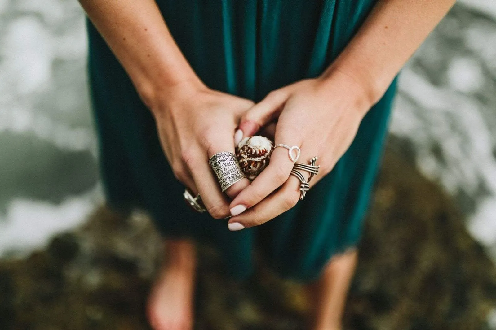 Banded Etchings Ring