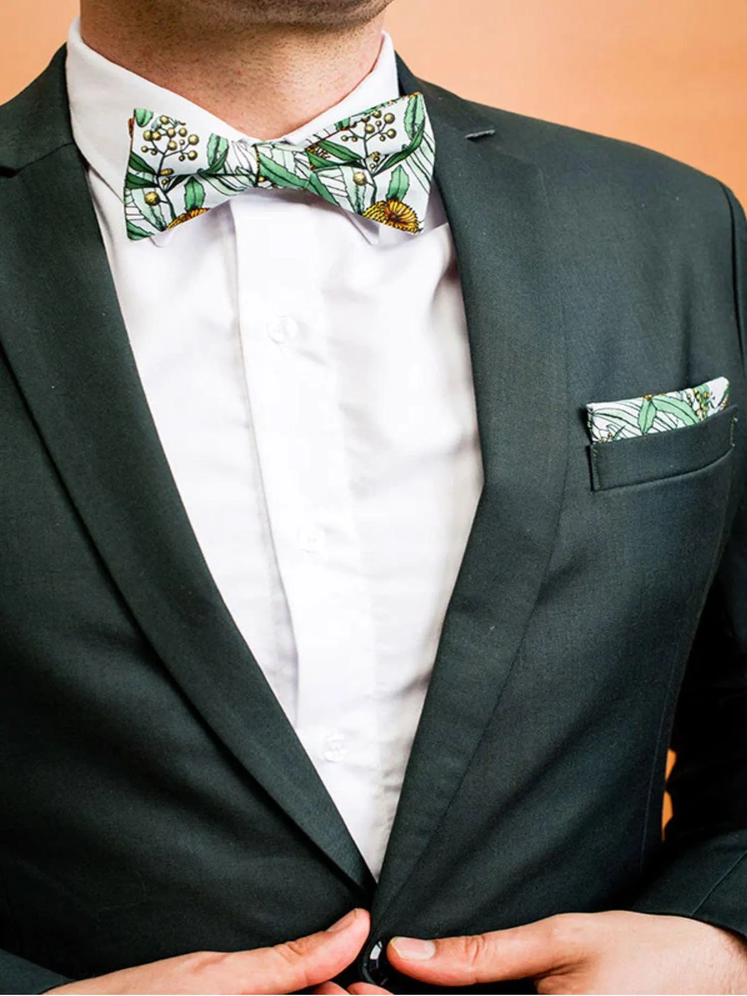 Banksia Grey Bow Tie