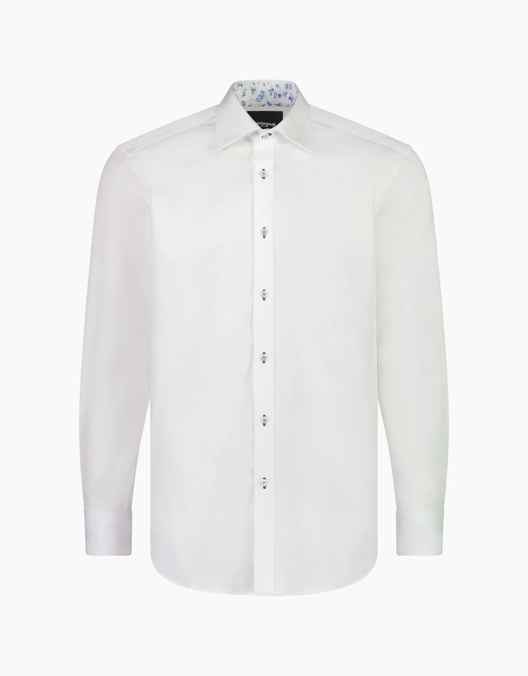 Barbican White Twill Smart Casual Shirt