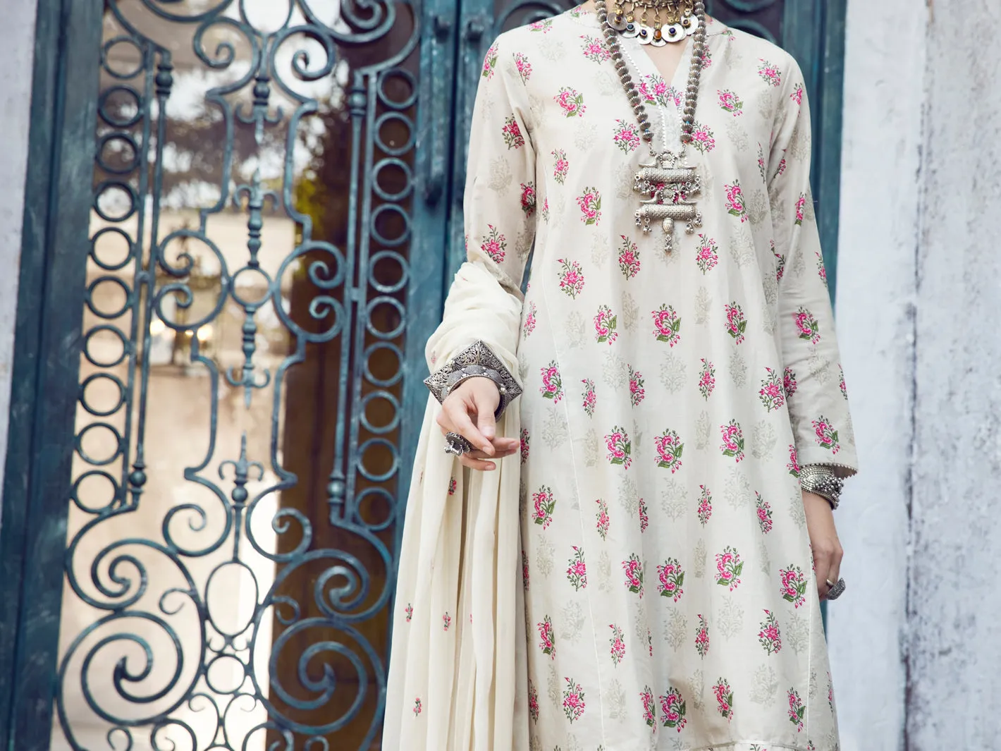 Beige Lawn 3 Piece Unstitched - ALP-3PS-1297