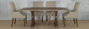 Berkeley Wood Top & Baron 6 Seater Dining Set