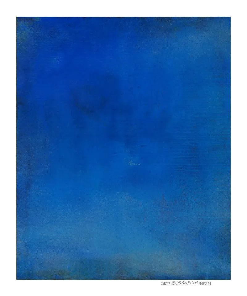 [big blue abstract][limited edition print by seth b minkin]