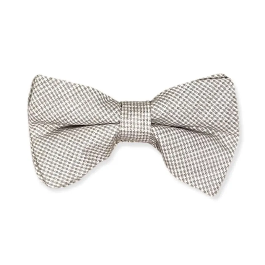 Boy's Bowentie – Kiawah Khaki Houndstooth