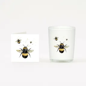 Bumble Bee Boxed Candle & Card