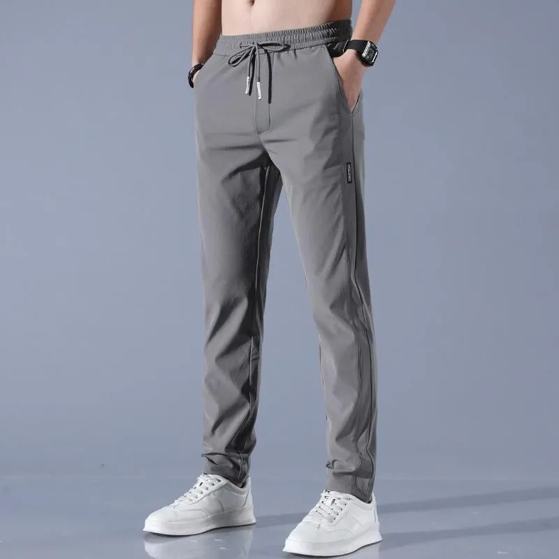 (Buy 1 Get 1 Free) MEN'S HIGH STRETCH SKINNY CARGO PANTS(Black & Grey)