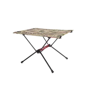 Camp Leader Fabric Top Folding Table - CAMO