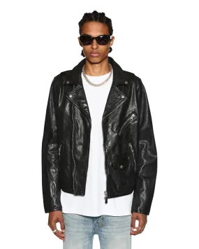 CAPITOL LEATHER JACKET BLACK