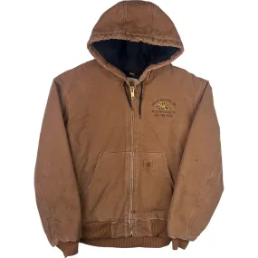 Carhartt Active Workwear Hooded Jacket Brown J130 BRN