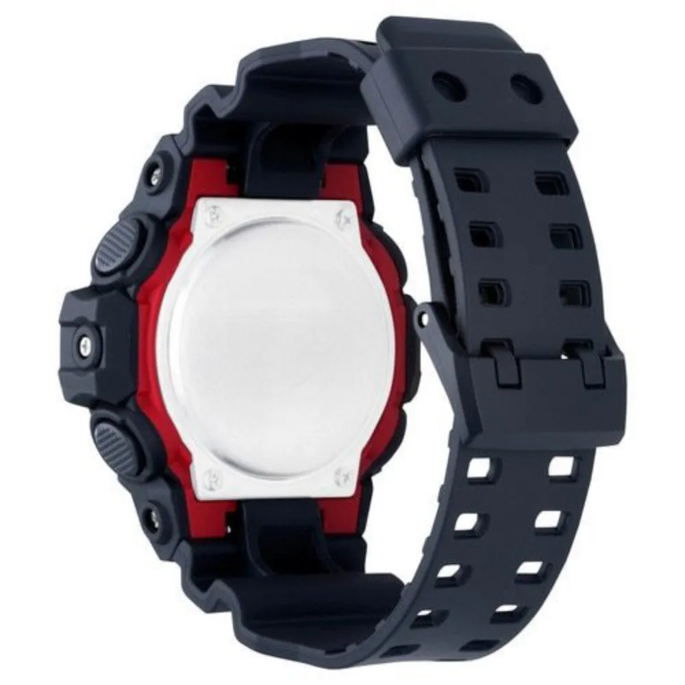 Casio G-SHOCK Black & Red Digital-Analogue Men's Watch - GA700-1A