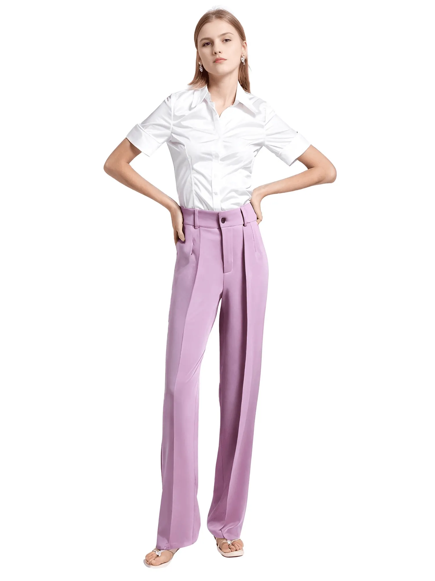 Chic Fashion Office Wear Dressy Pants For Women