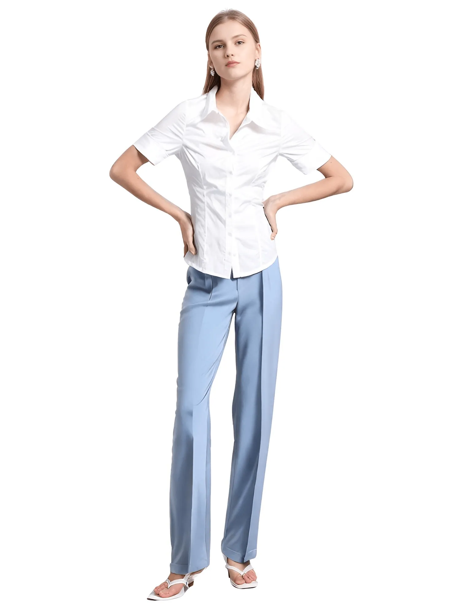 Chic Fashion Office Wear Dressy Pants For Women