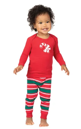 Christmas Stripe Infant Pajamas