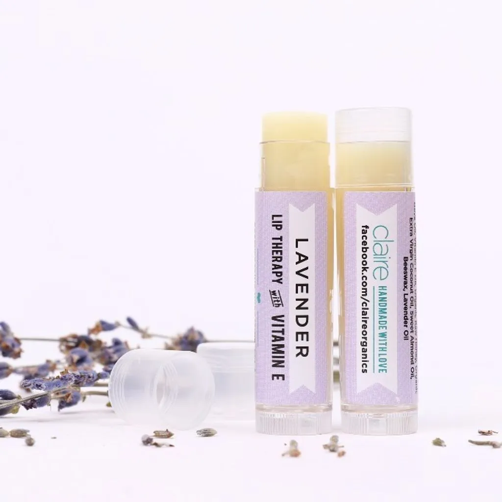 Claire Organics Lavender Lip Care with Vitamin E