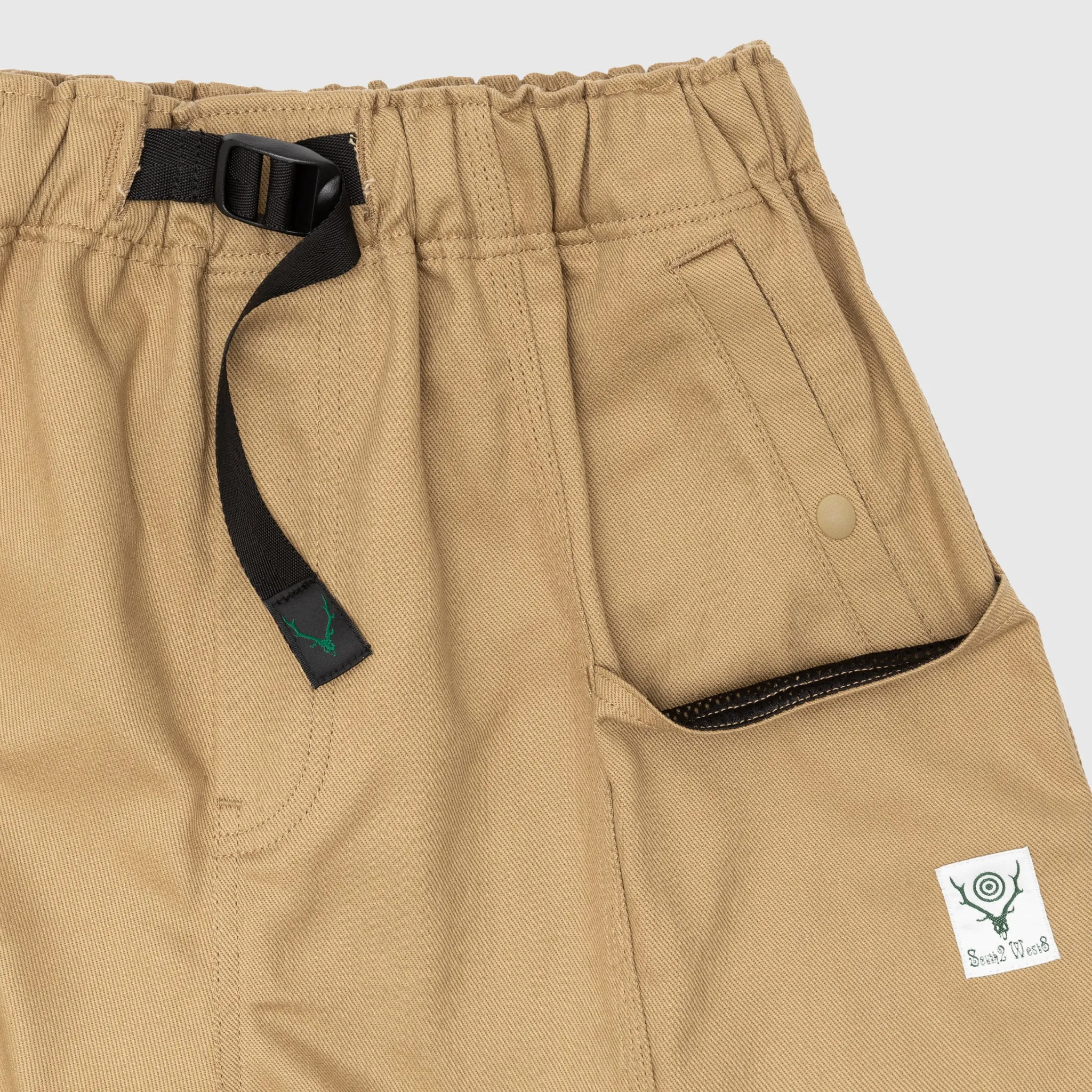 COTTON TWILL BELTED C.S SHORT