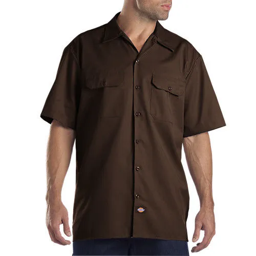 Dickies 1574 Short Sleeve Button Down Work Shirt Size 3XL-6XL