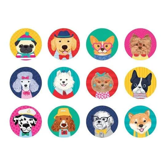 Dog Portraits Mini Memory Match