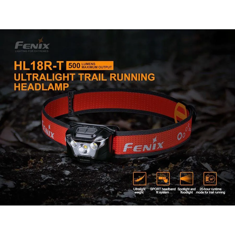 Fenix HL 18R-T 500 Lumens Rechargeable Headtorch