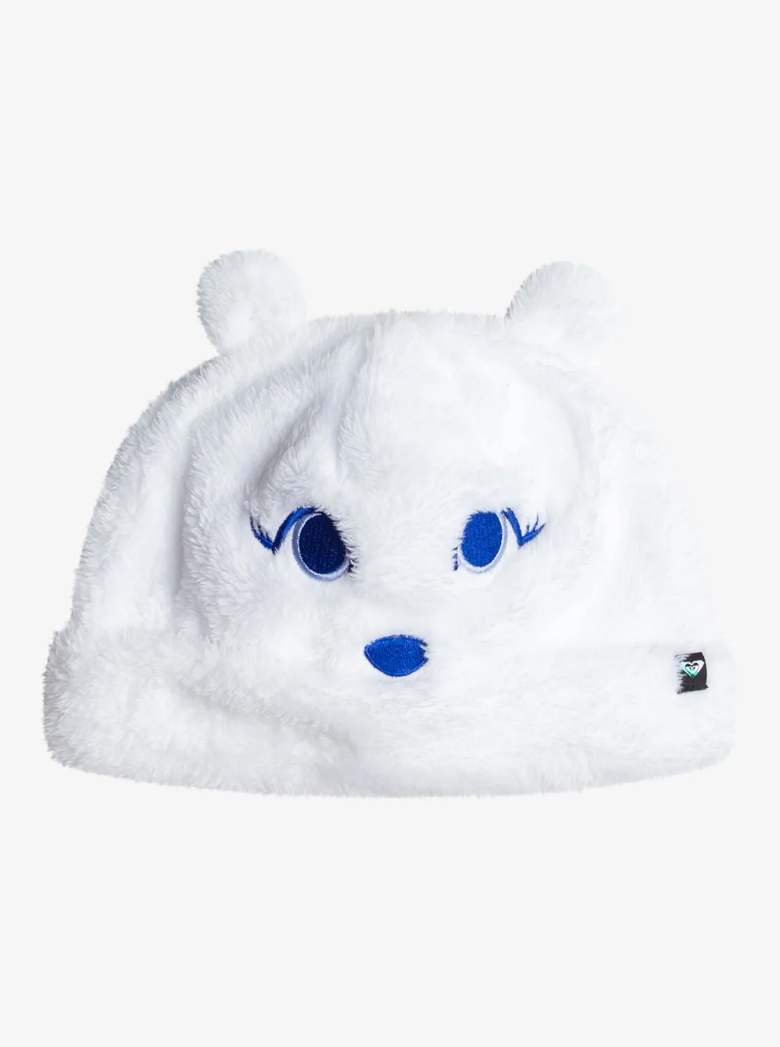 Girls 2-7 Mini Snowmoon Beanie - Bright White