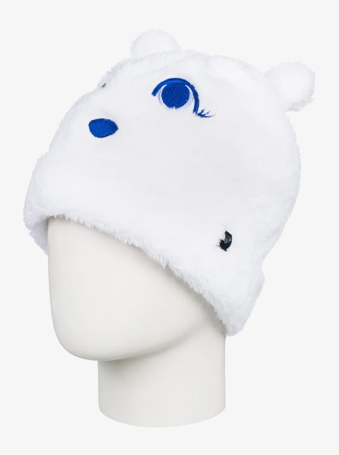 Girls 2-7 Mini Snowmoon Beanie - Bright White