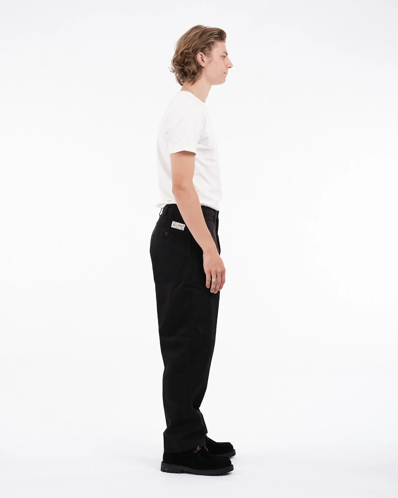 GOOD BASICS chino deep black