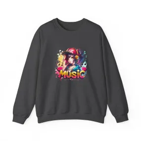 Graffiti Anime Girls Unisex Heavy Blend™ Crewneck Sweatshirt