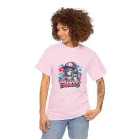 Graffiti Anime Girls Unisex Heavy Cotton Tee