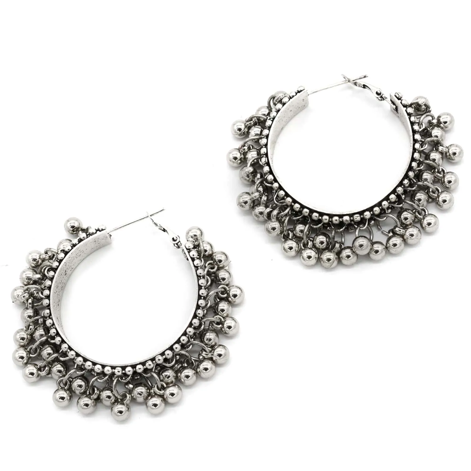 Gungroo Silver Hoops Earrings