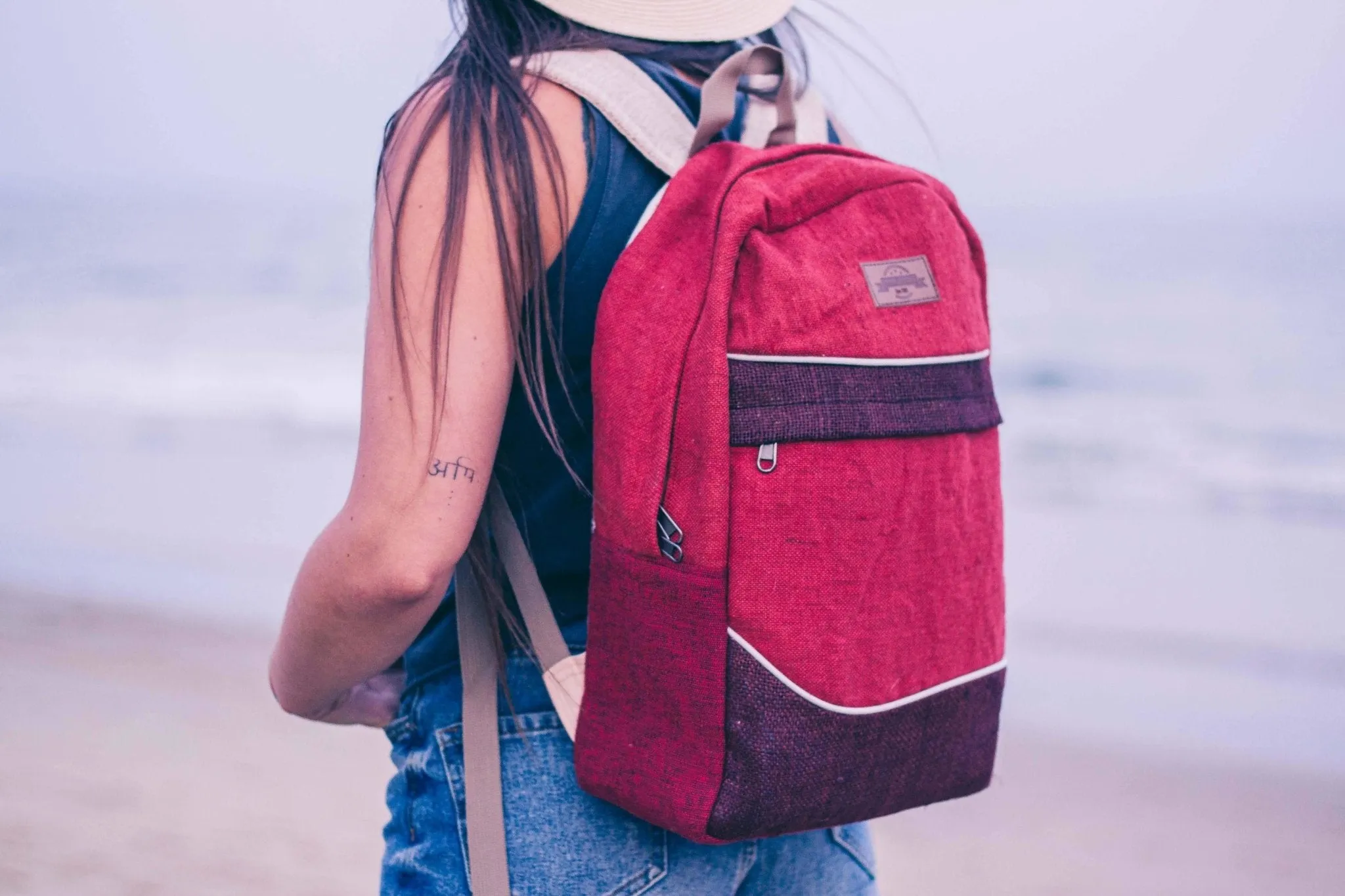 Handmade Hemp Daypack - BPN5129