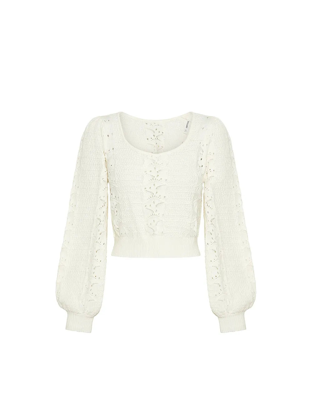 Helena Knit Top - Ivory