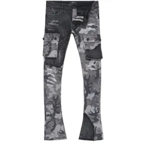 Jordan Craig Ross Stacked Platoon Denim (Black Camo) JRF1142C