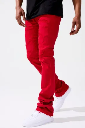 Martin Stacked - Tribeca Twill Pants (Red)