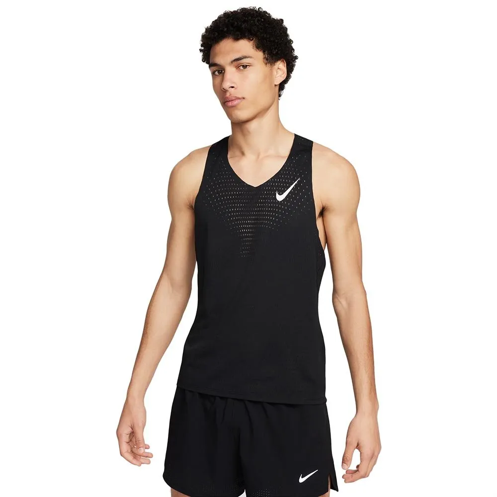 MEN'S DRIFIT ADV AEROSWIFT SINGLET - 010 BLACK/SUMMIT WHITE