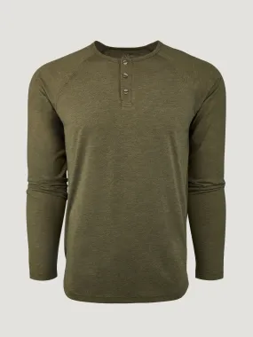 Military Slim Fit Long Sleeve Henley