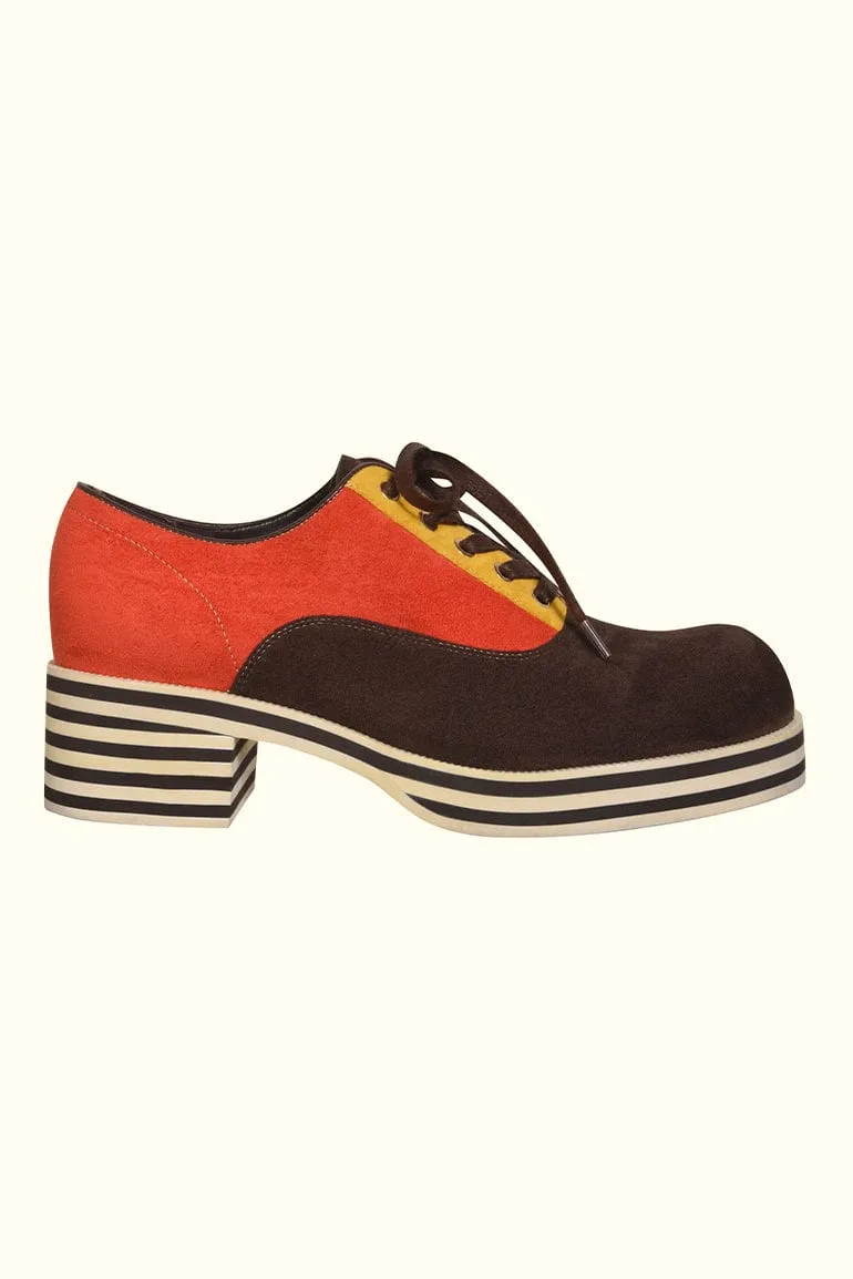 Paperback Writer Retro Stripe Shoe - SSA464 - UK4