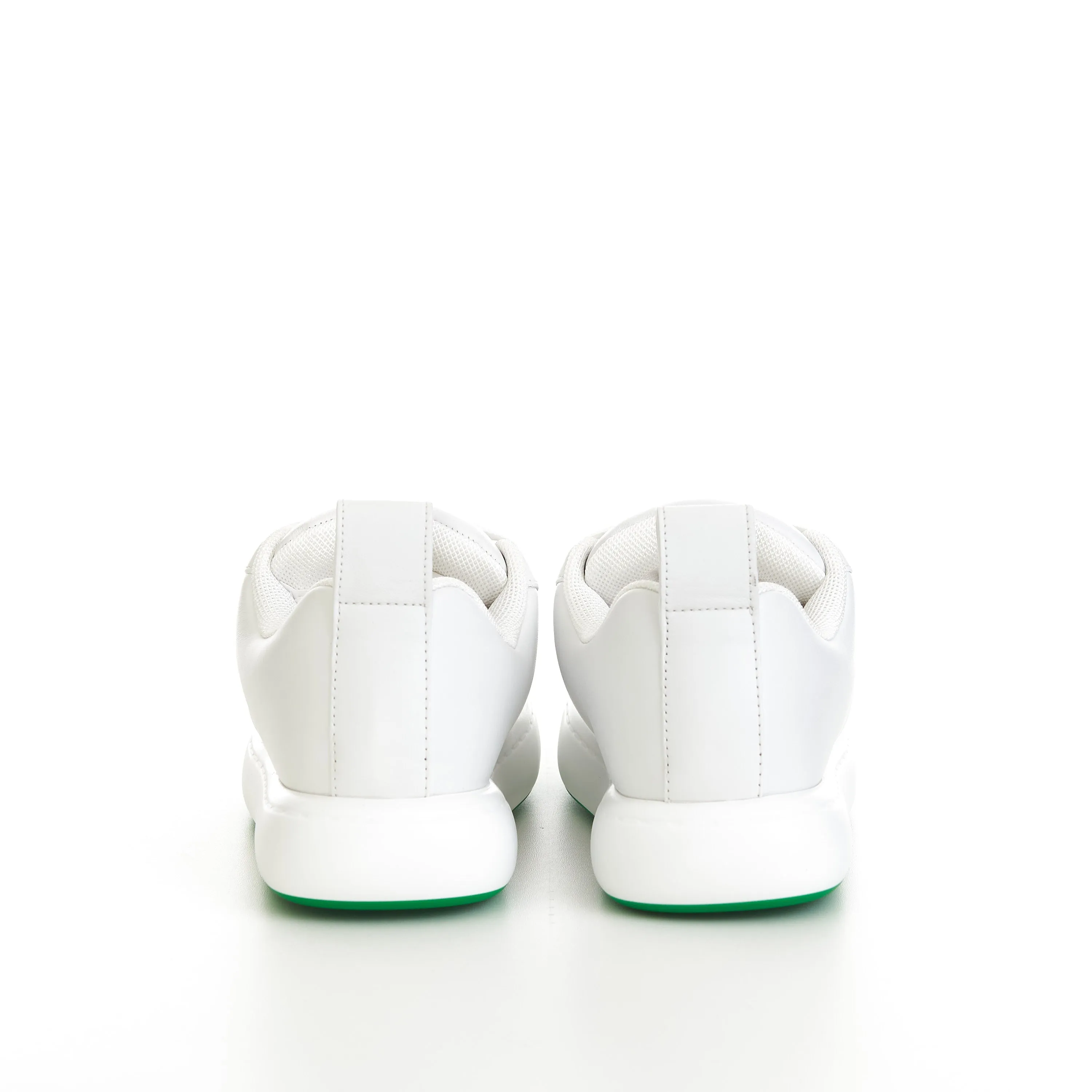 Pillow Sneaker In Optic White Leather