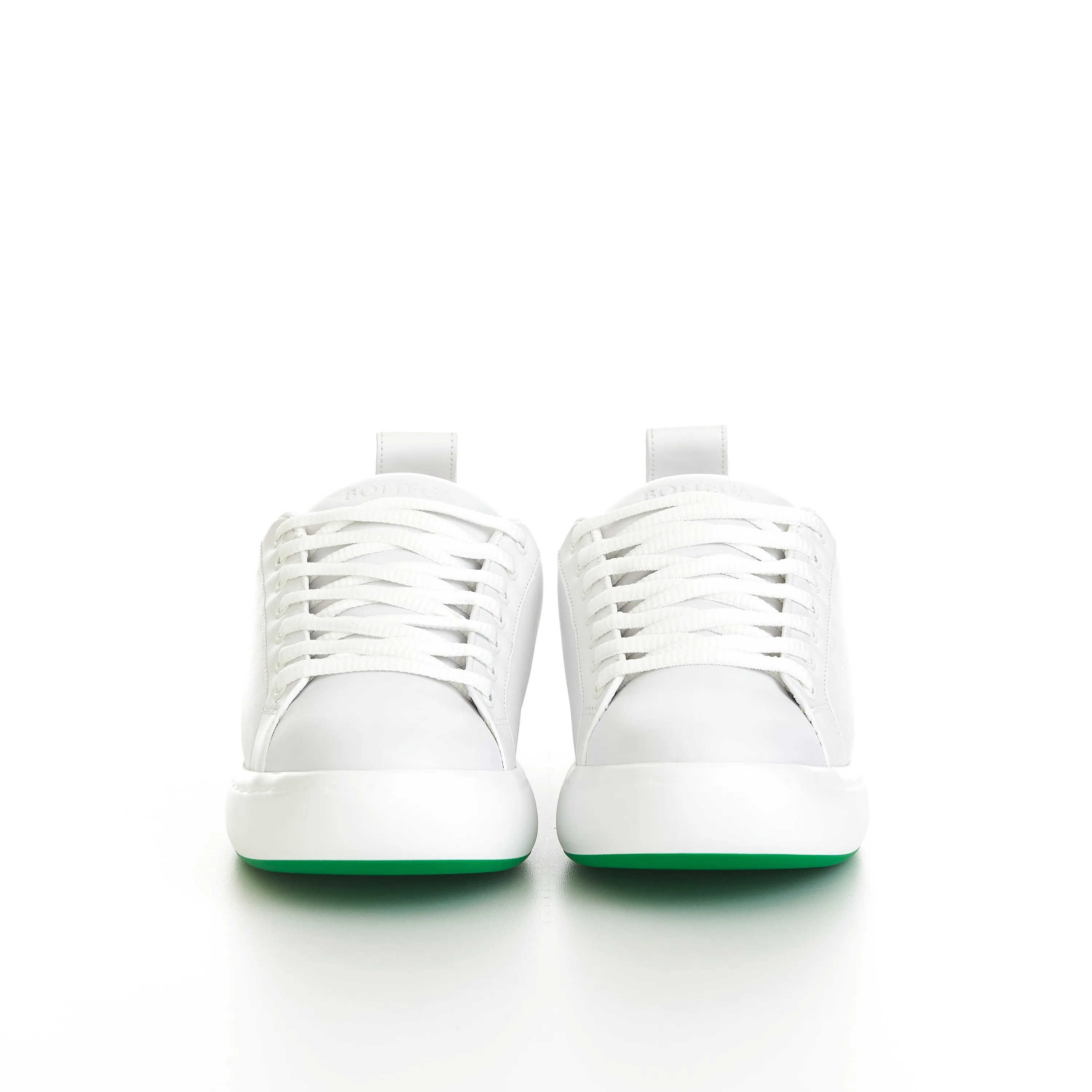 Pillow Sneaker In Optic White Leather