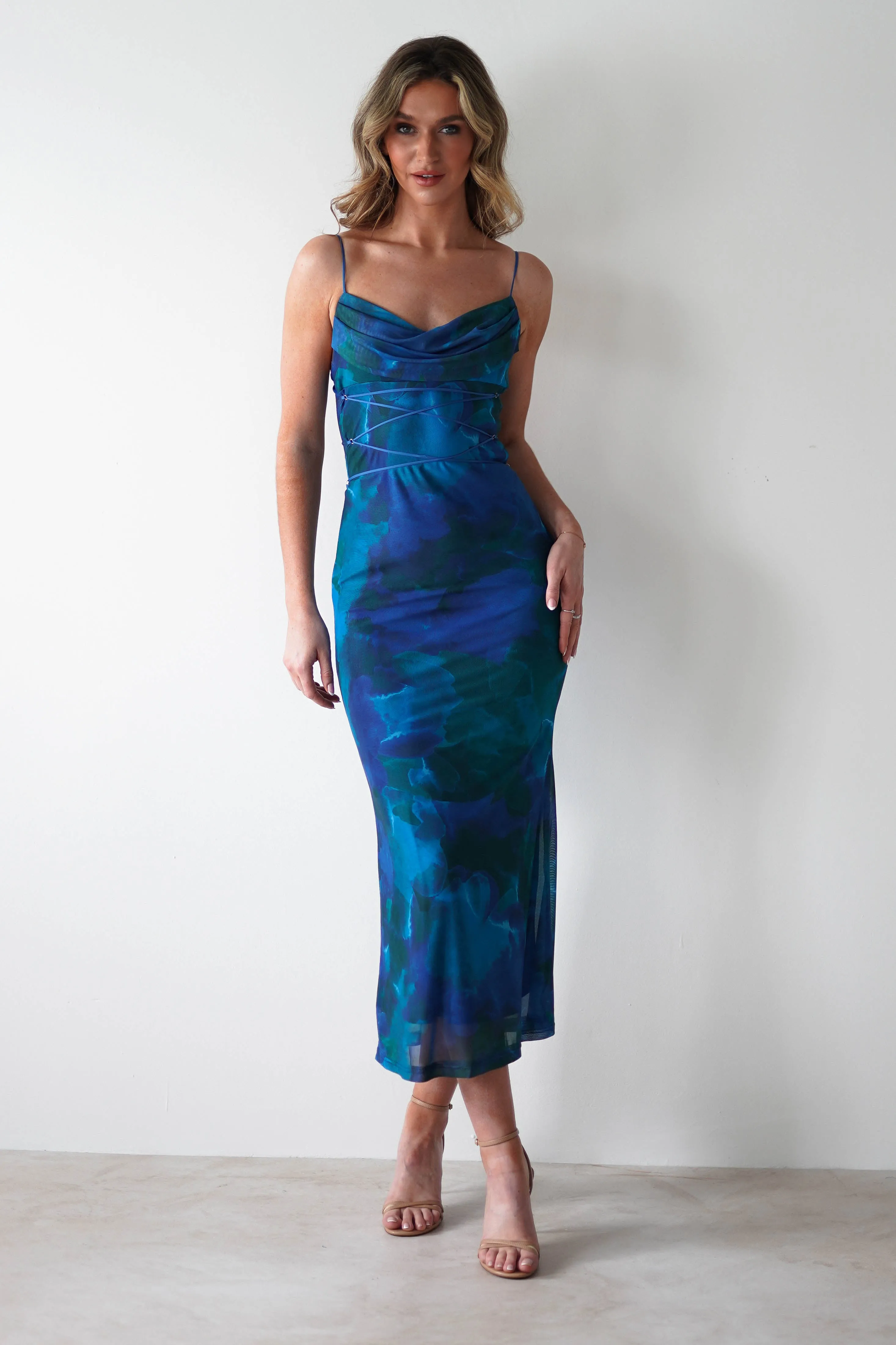 Raquel Bodycon Midaxi Dress | Blue Print