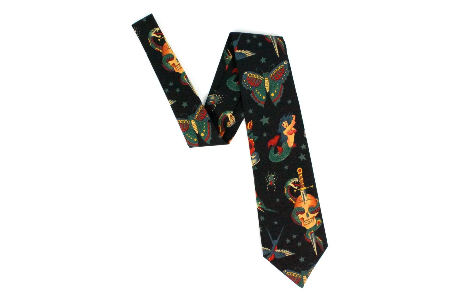 Rockabilly Tattoo Art Men's Tie #T-T525