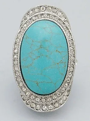 Sienna Turquoise Statement Ring